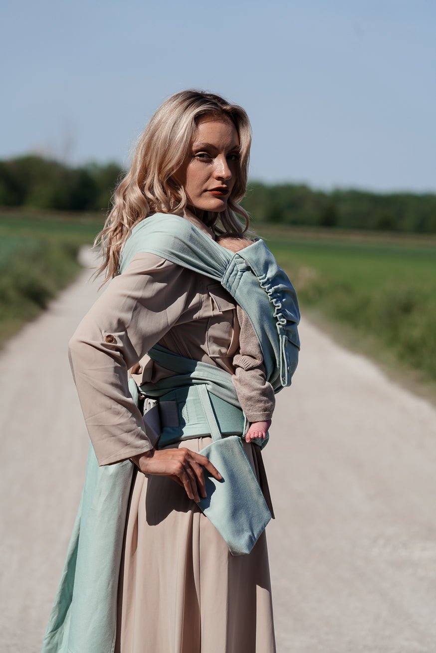 KOKADI Portabebé WrapStar solo menta