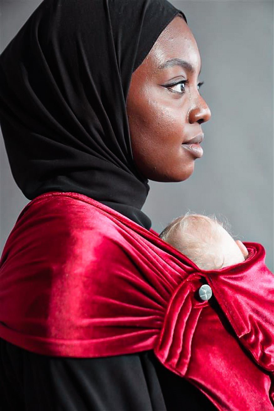 Portabebé WrapStar Rubí suave y aterciopelado - KOKADI