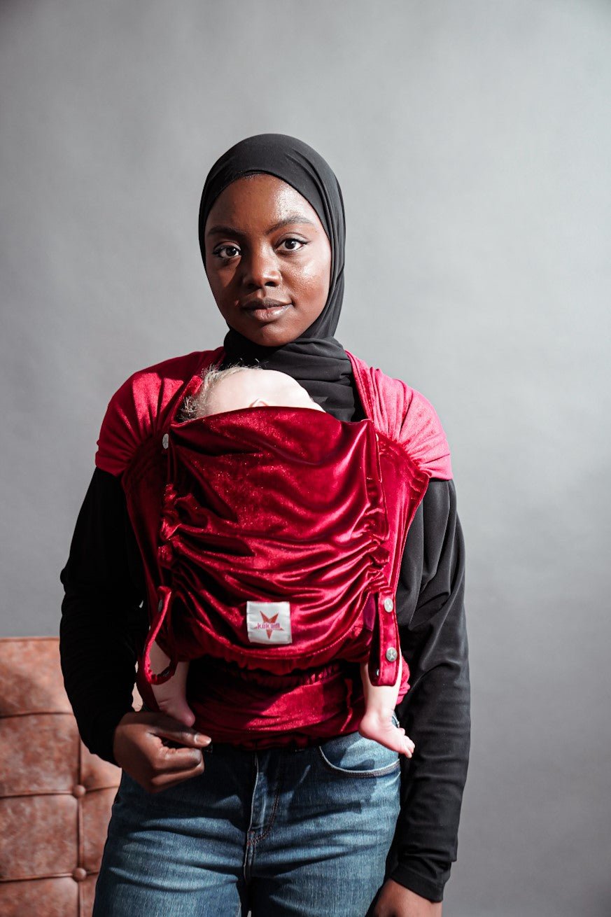 Portabebé WrapStar Rubí suave y aterciopelado - KOKADI