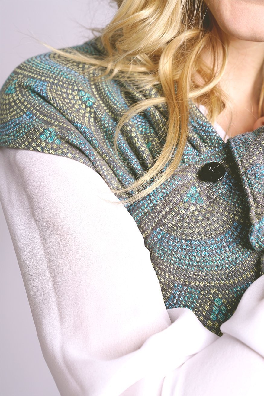 Portabebé WrapTai Arielle pavo real KOKADI