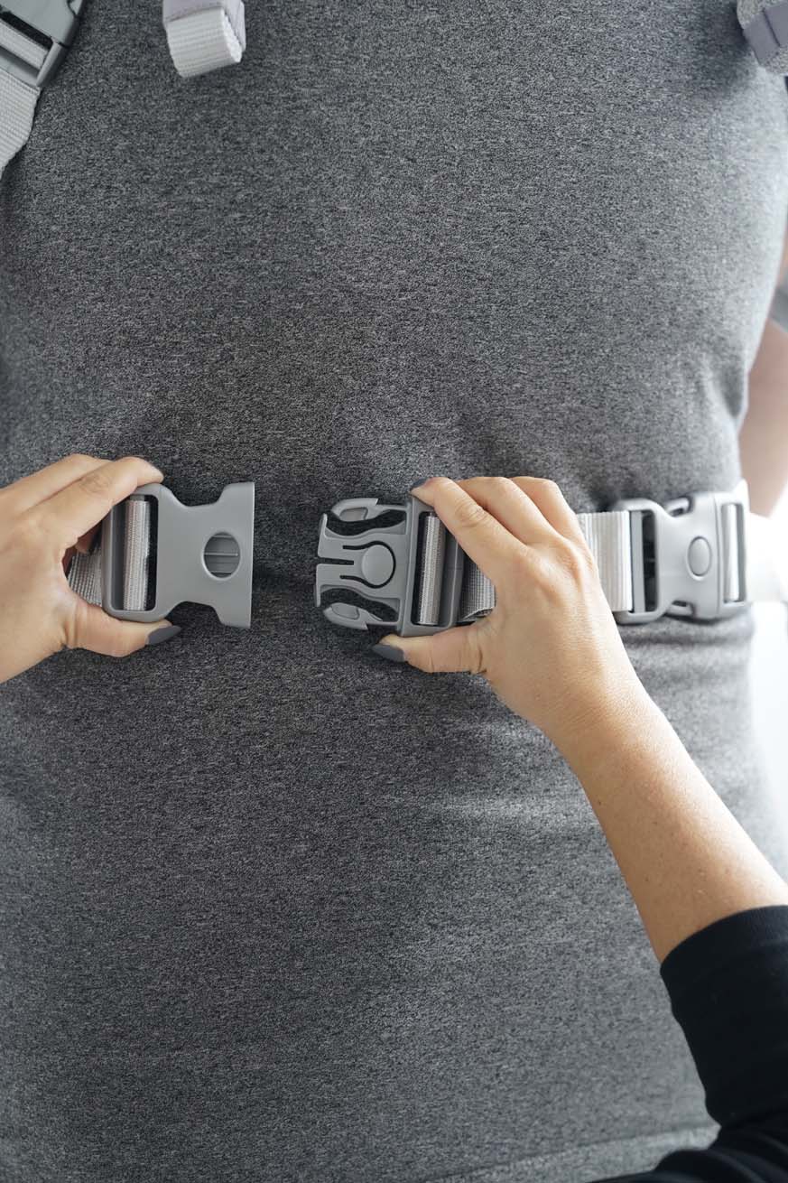 Cierre con botón de extensión del cinturón de cadera Silverline - KOKADI