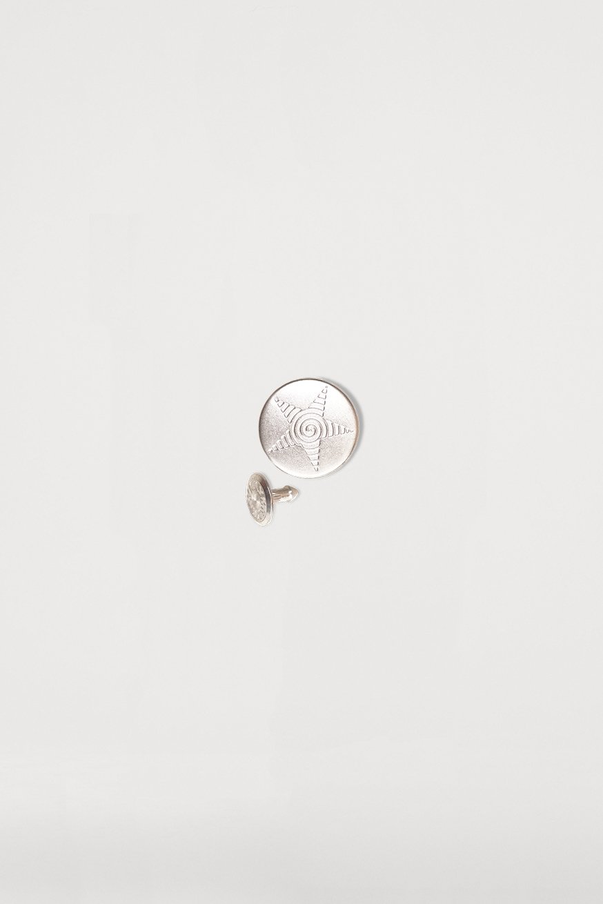 Botón de jeans plateado - KOKADI