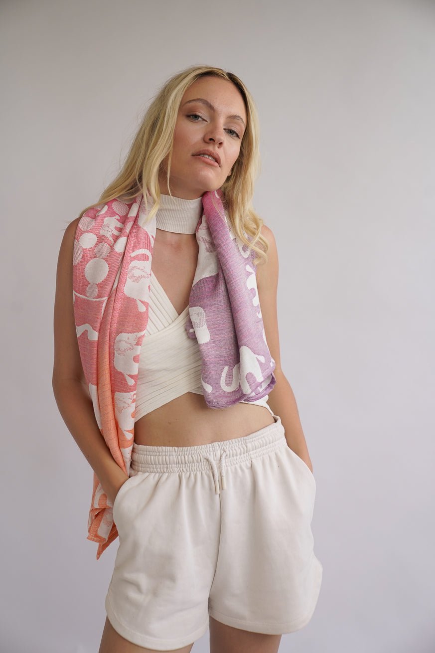 Manta de peluche Elephant Parade Ella - KOKADI