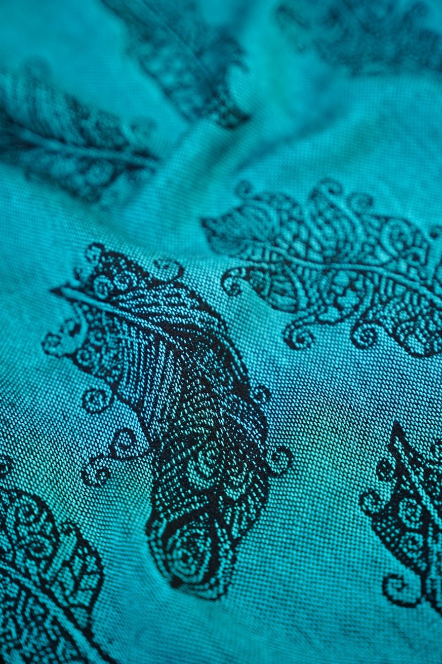 Toalla de peluche con mandala y plumas Alexander - KOKADI