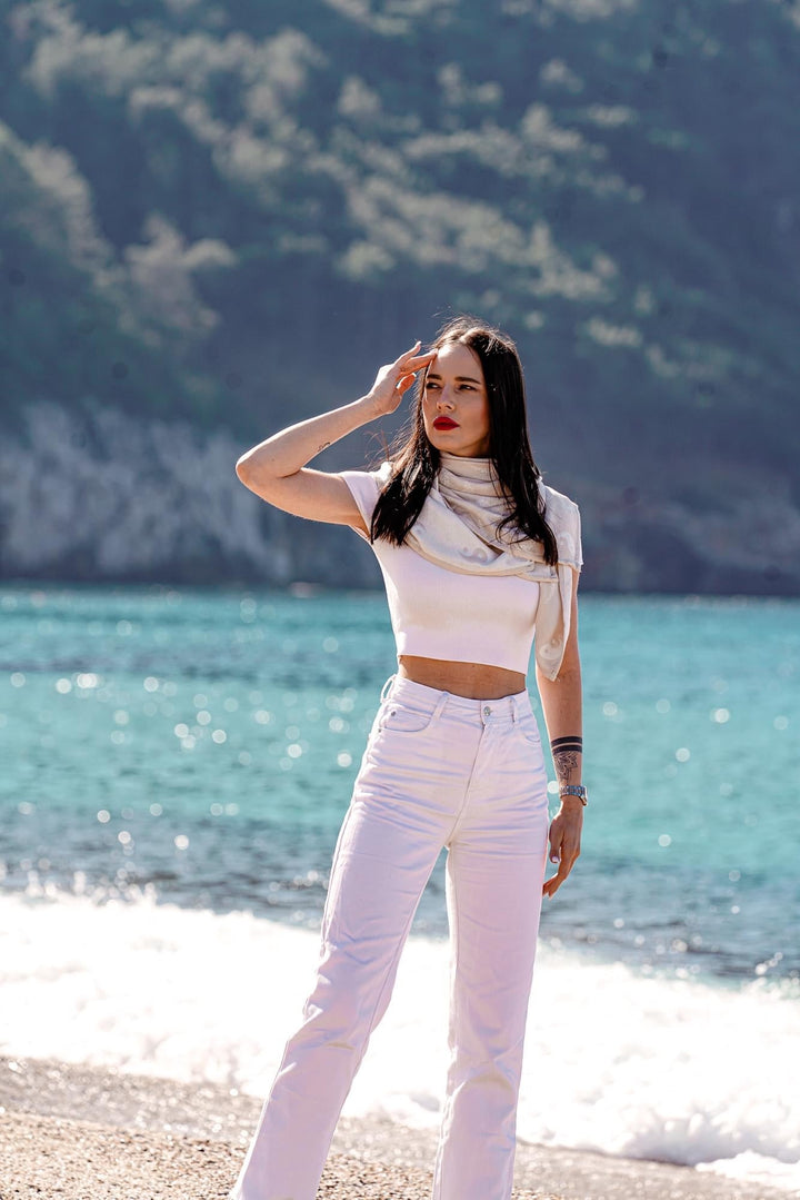 Toalla de peluche Om Shanti Inner Light - KOKADI