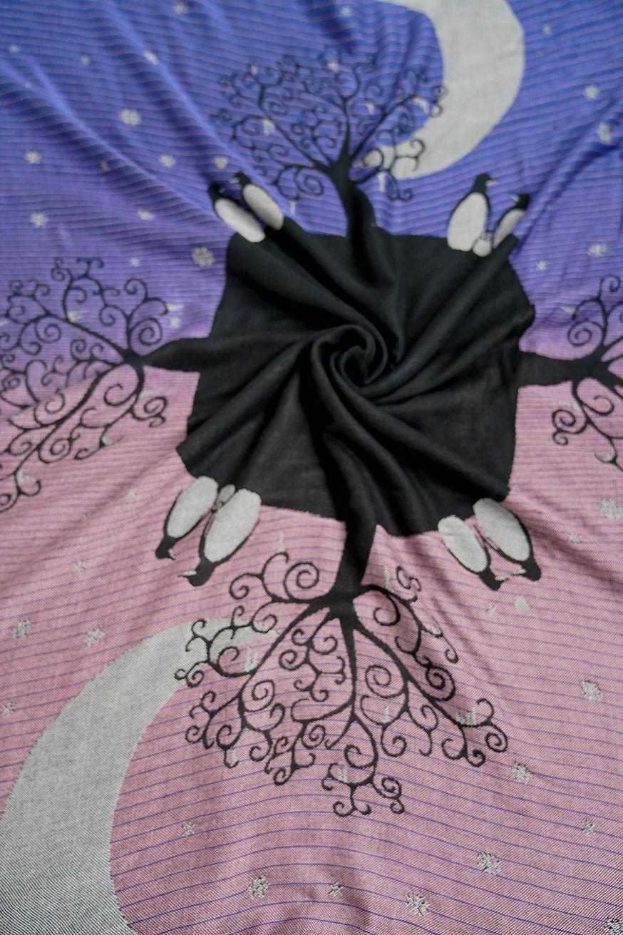 KOKADI Manta de peluche pingüino amor Tilda