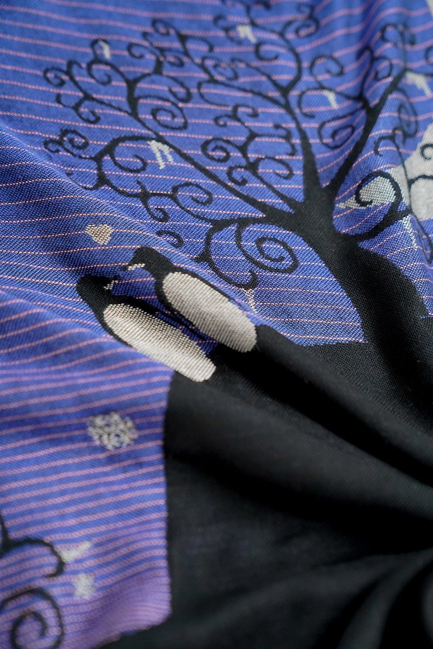 KOKADI Manta de peluche pingüino amor Tilda