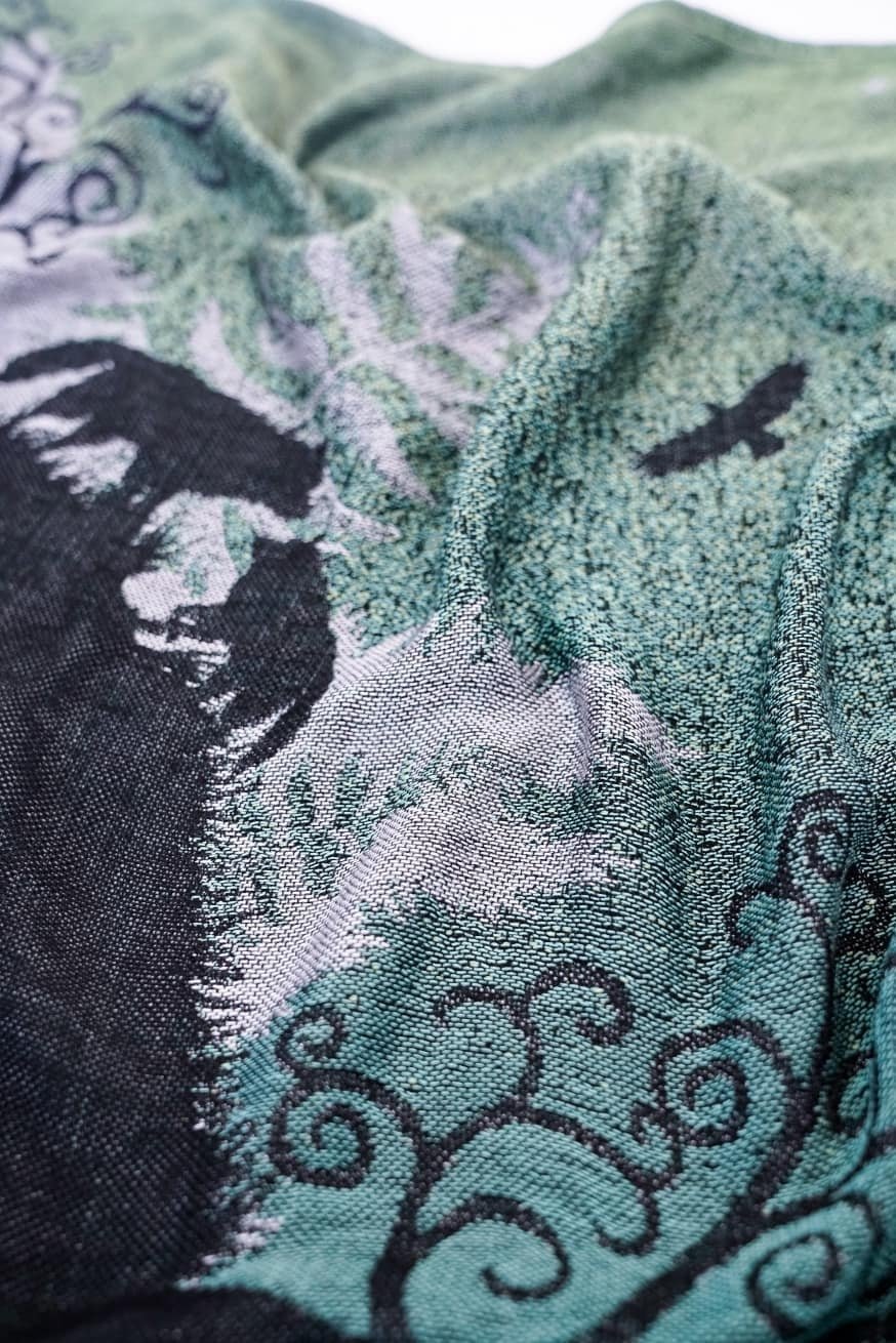 Manta de peluche Bosque de Lobos Finn - KOKADI