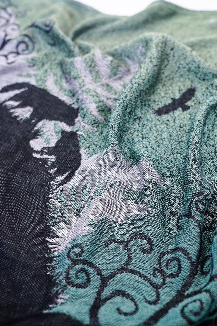 Manta de peluche Bosque de Lobos Finn - KOKADI