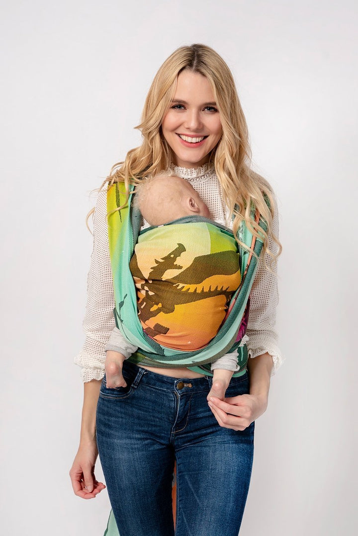 Fular portabebé El Castillo del Dragón de Emilia - KOKADI