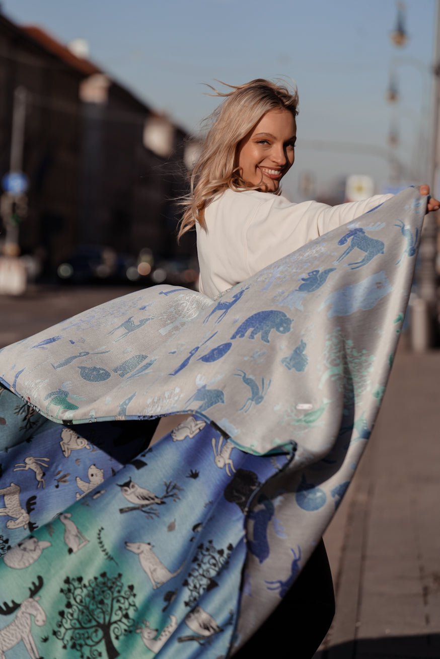 Fular portabebé Bosque Milagroso Silva - KOKADI